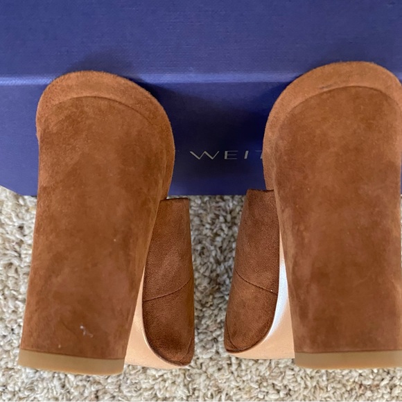 STUART WEITZMAN SUEDE MULES - Picture 8 of 11